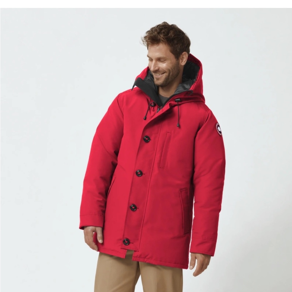 Snow Storm SALE!! Canada Goose Men’s Chateau Parka red (model 3426M R), size L